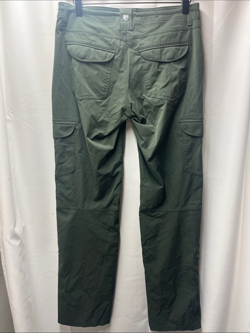 Kuhl 6495 Olive Green Freeflex Roll Up Outdoor Hiking Convertible Pants- 6 - Picture 4 of 6